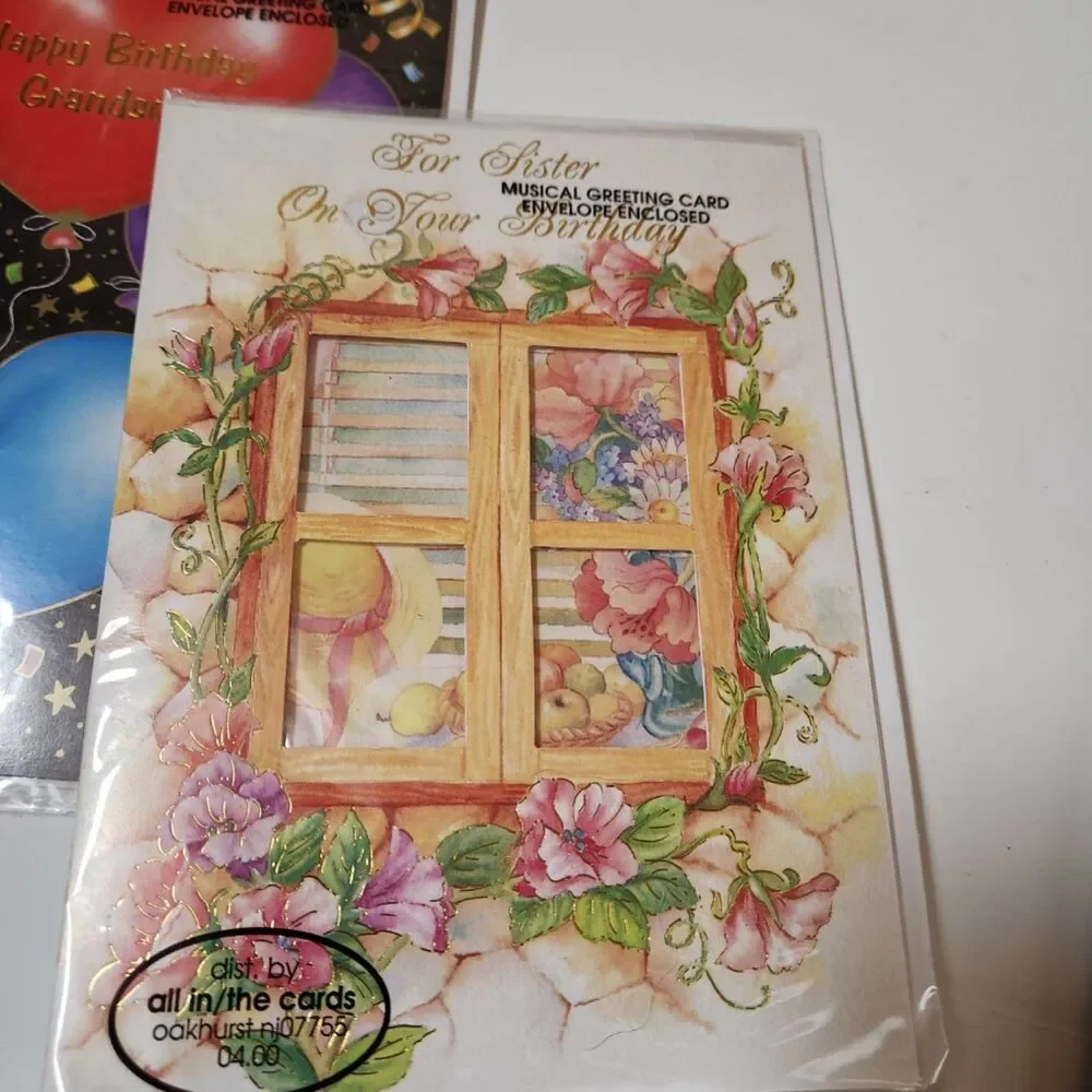 Birthday Greeting Card Lot Musical Pop Up Sister Niece Grandson